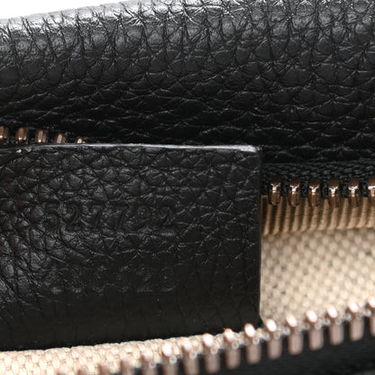 Gucci Grained Calfskin Small Logo Belt Bag Black 7 of 10