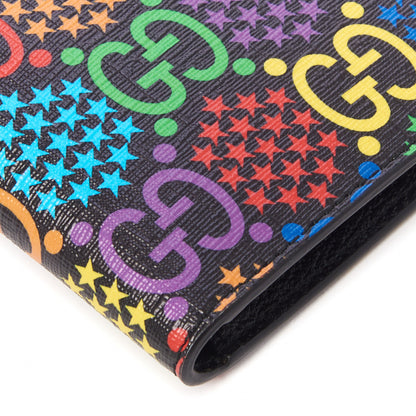 Gucci GG Supreme Monogram Psychedelic Bi-Fold Wallet Black Multicolor 4 of 8