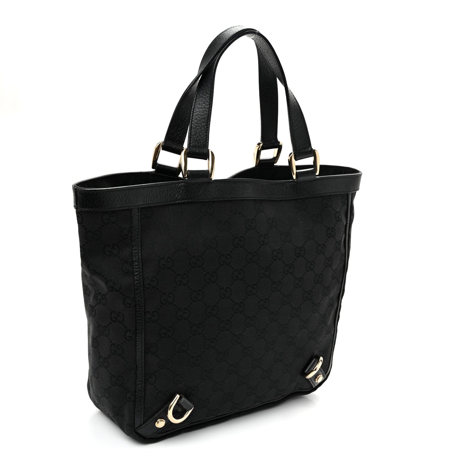 Gucci Monogram Small Abbey Tote Black 3 of 10
