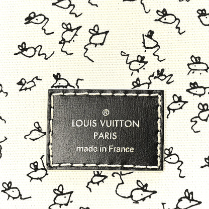 Louis Vuitton Calfskin Catogram Alma Souple MM Black 6 of 8