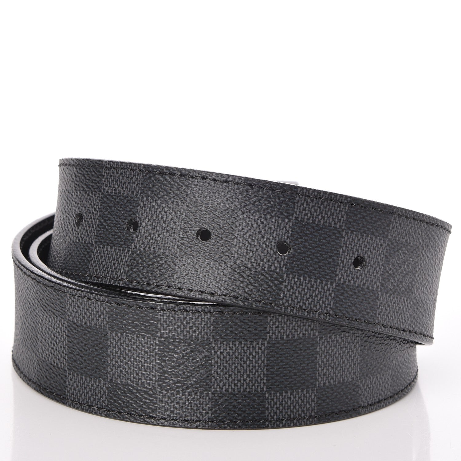 Louis Vuitton Damier Graphite 40mm LV Initiales Belt 100 40 4 of 6