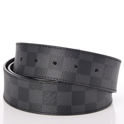 Louis Vuitton Damier Graphite 40mm LV Initiales Belt 100 40 4 of 6