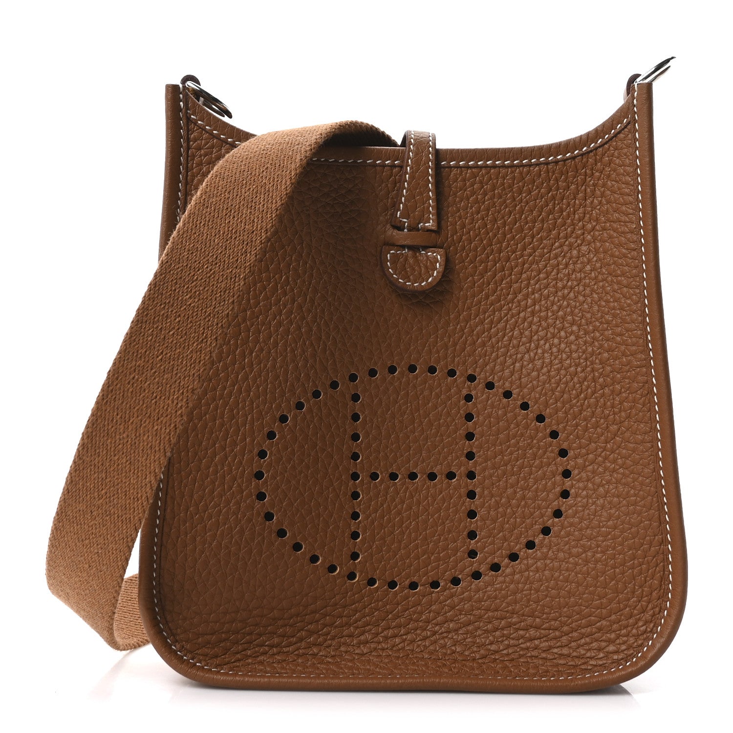 Hermes Taurillon Clemence Evelyne TPM Gold 1 of 11