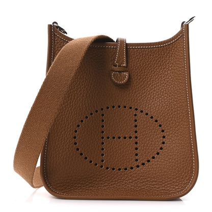 Hermes Taurillon Clemence Evelyne TPM Gold 1 of 11