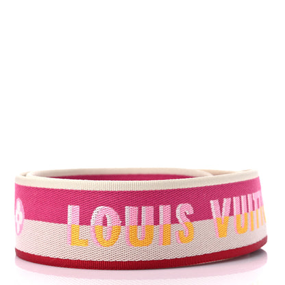 Louis Vuitton Jacquard Speedy Bandouliere 20 Shoulder Strap Fuchsia 2 of 4