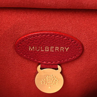 Mulberry Natural Grain Calfskin Antony Messenger Crossbody Red 5 of 7