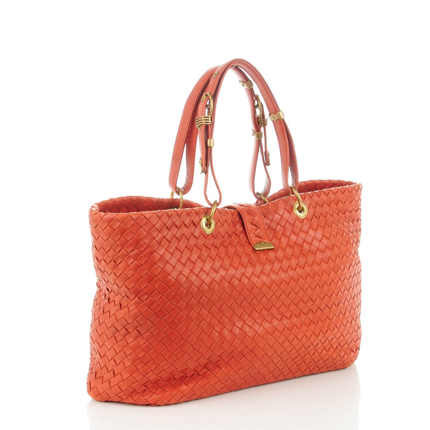 Nappa Intrecciato Large Capri Tote Pompei