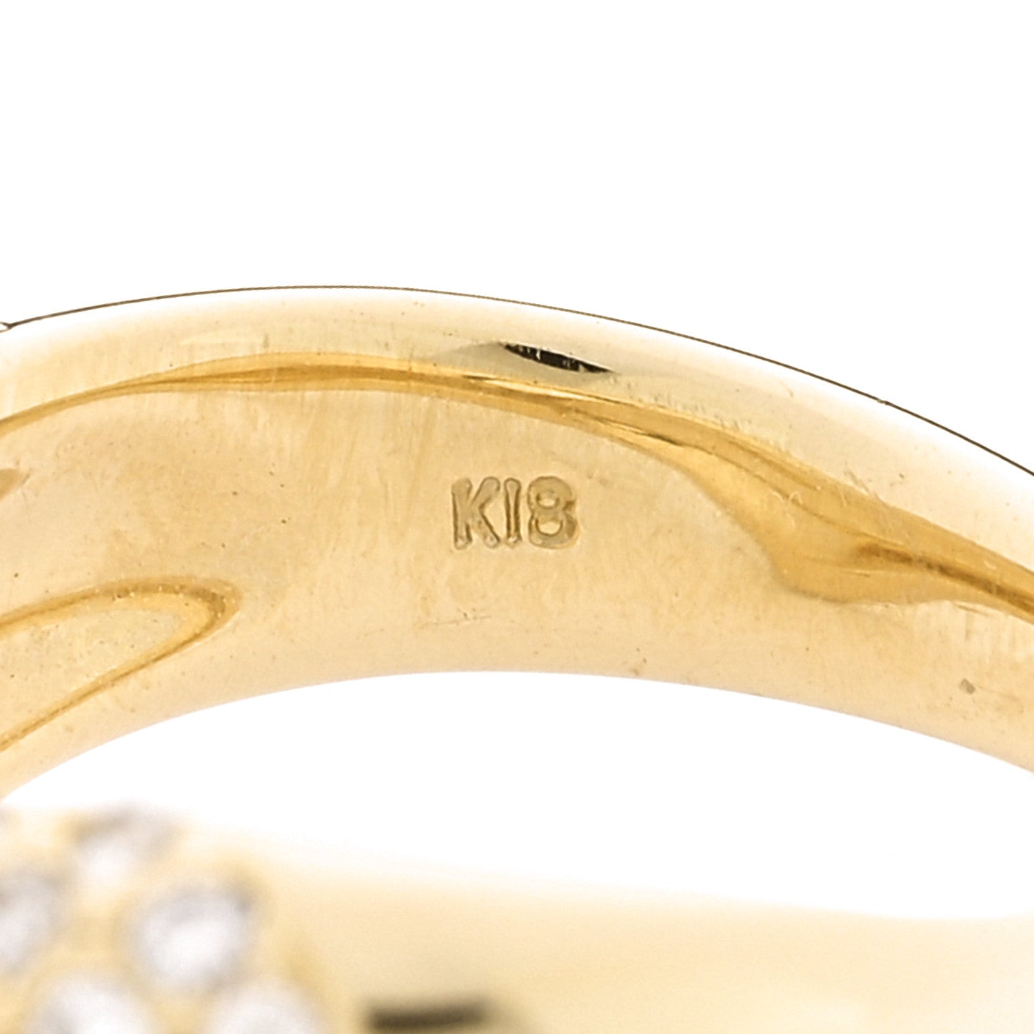 Parker & West by FASHIONPHILE 18K Yellow Gold Diamond 1.23ctw Ring 50 5.5 9 of 9