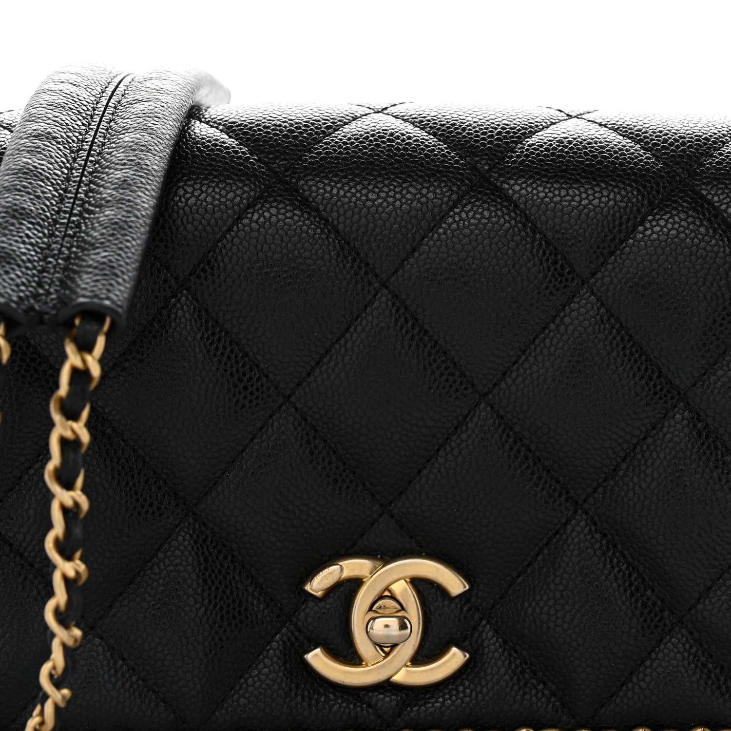 Chanel Caviar Quilted Mini Never Ending Chain Flap Black 8 of 11