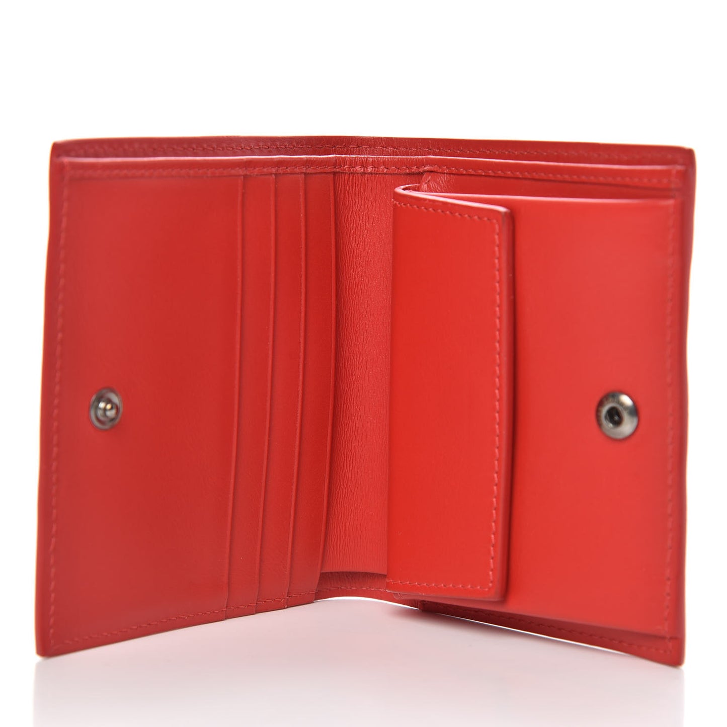 Calfskin Ecusson Panettone Bi-Fold Wallet Black