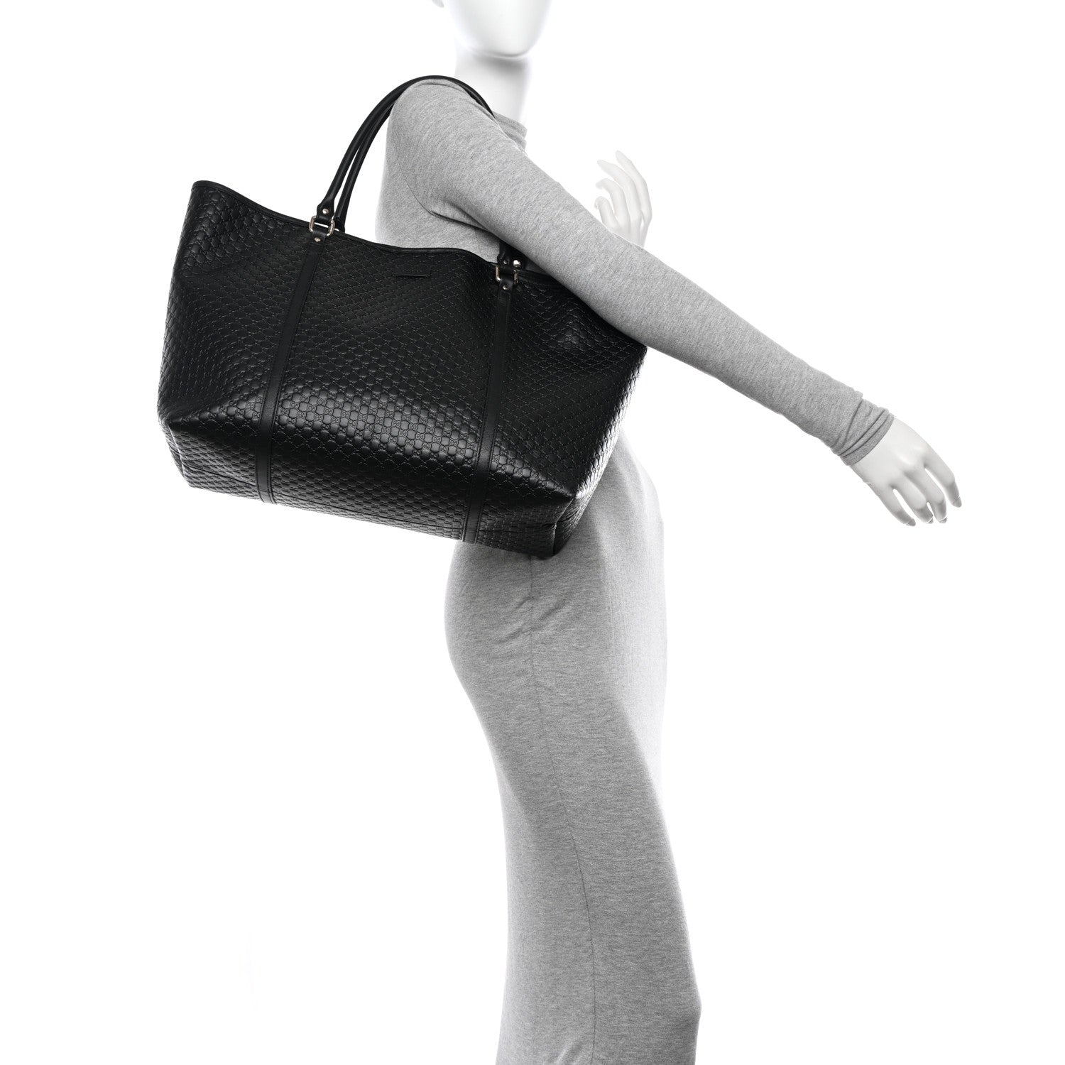 Gucci Microguccissima Large Joy Tote Black 2 of 10