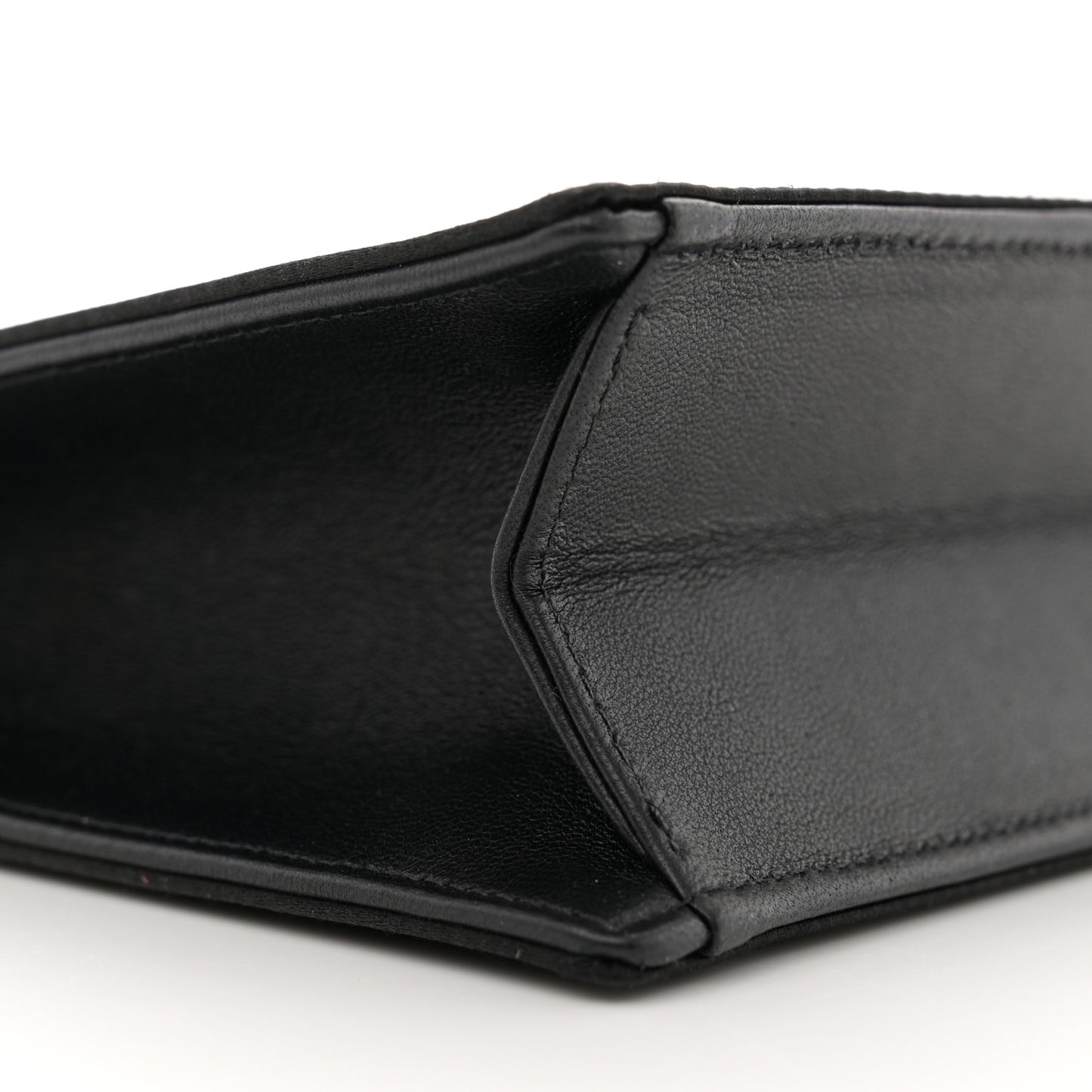 Satin Sequin No. 5 Shoulder Bag Black