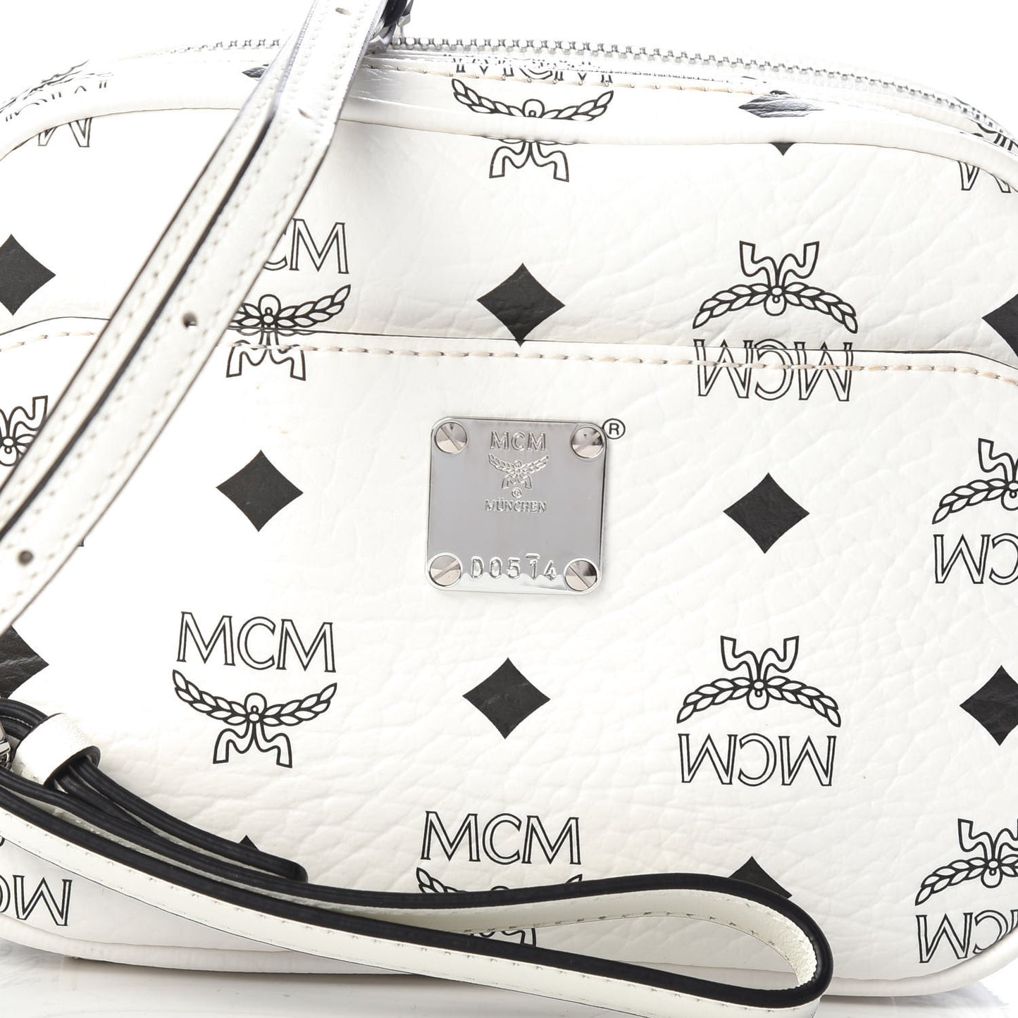 Visetos Camera Crossbody Bag White