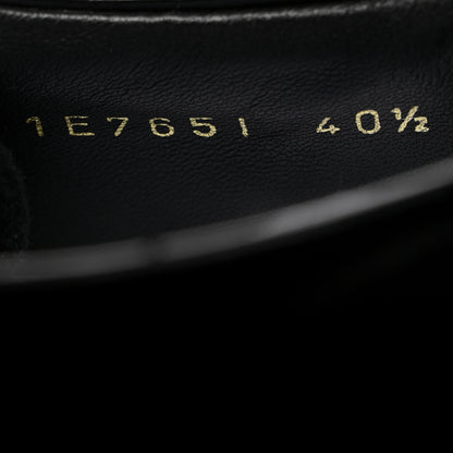 Prada Vitello Soft Low Top Sneakers 40.5 Black 8 of 8