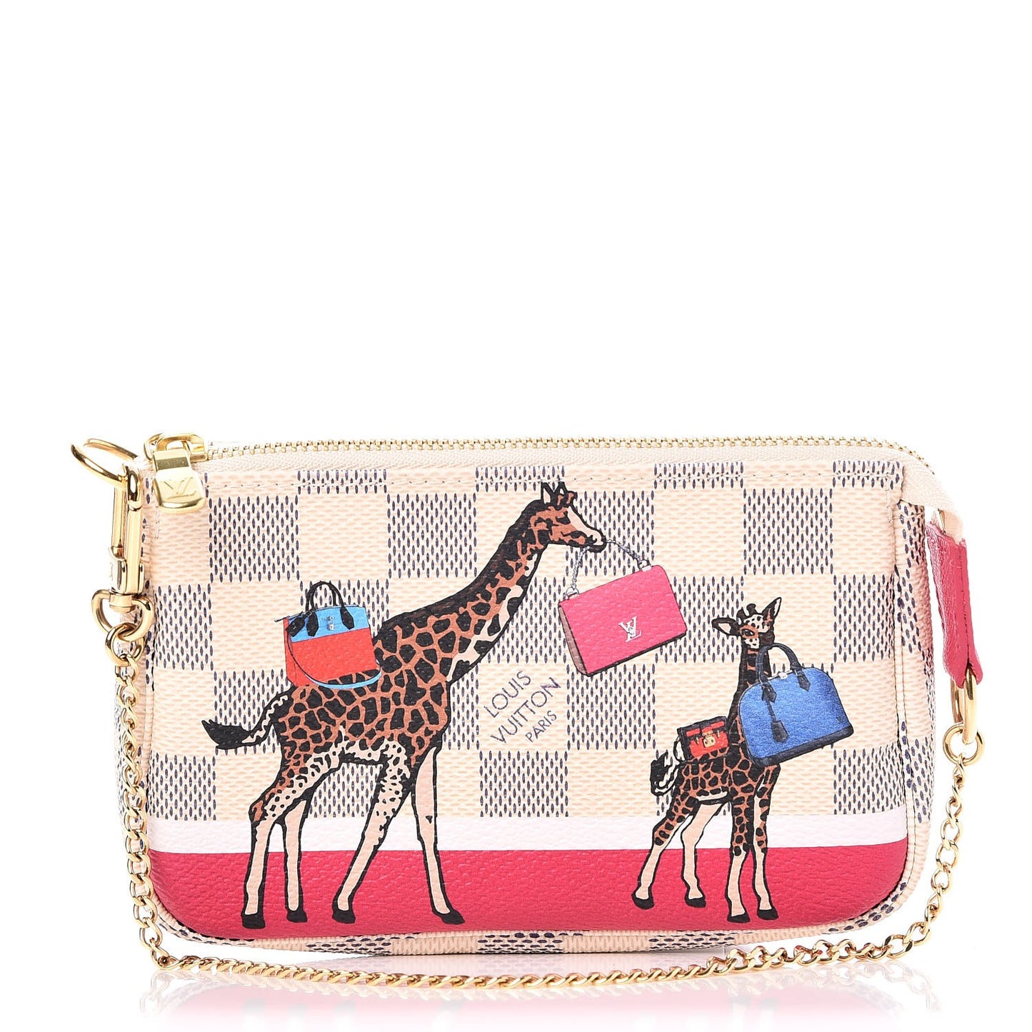 Damier Azur 2017 Christmas Animation Mini Pochette Accessories