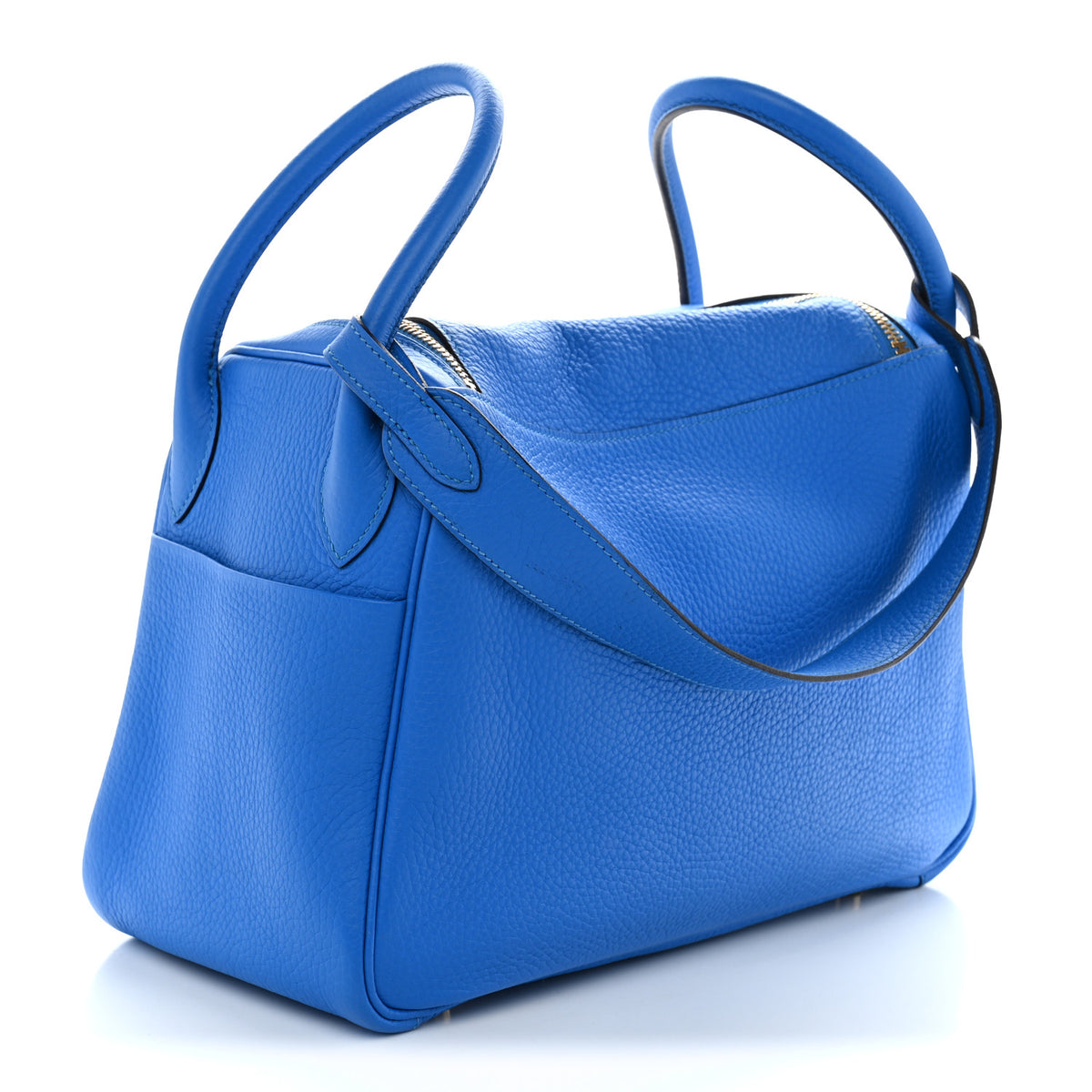 Hermes Taurillon Clemence Lindy 30 Bleu Hydra 3 of 10