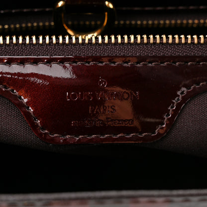 Louis Vuitton Vernis Rayures Wilshire PM Amarante 6 of 9