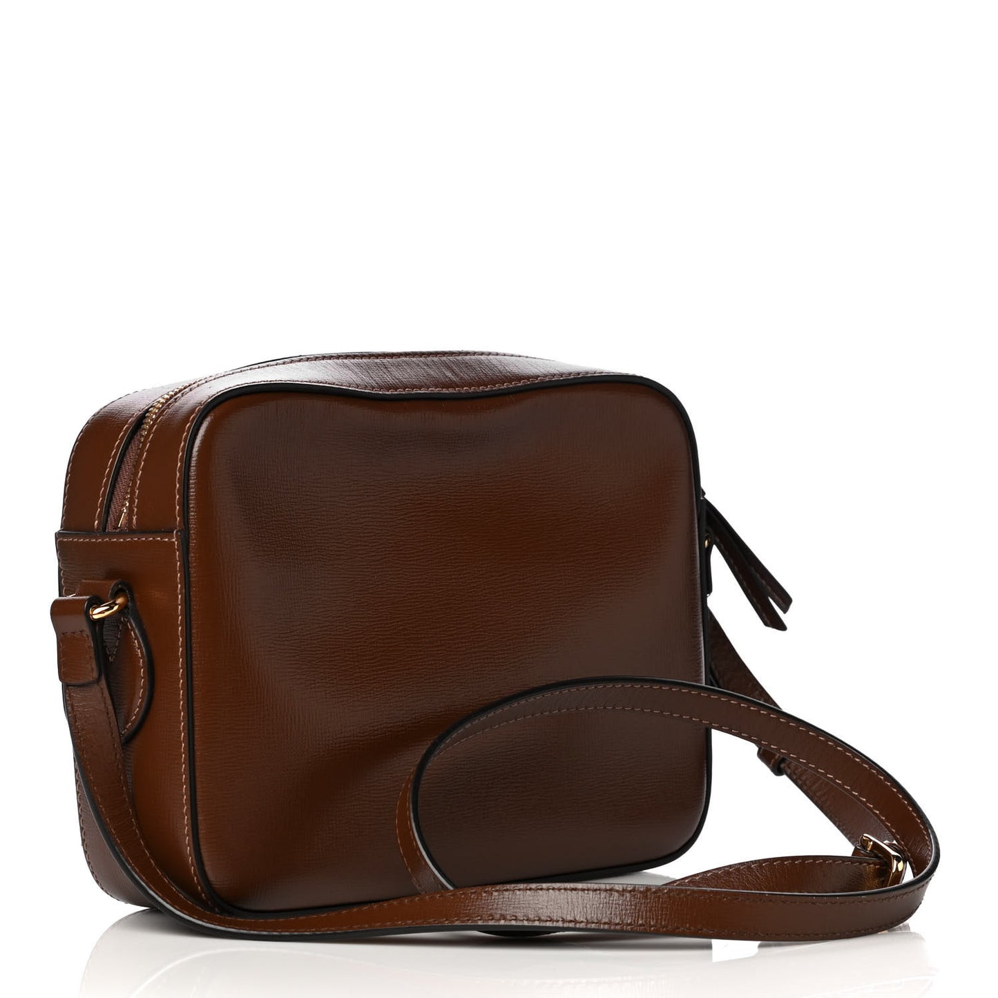 Azalea Calfskin Small Horsebit 1955 Shoulder Bag Brown Sugar
