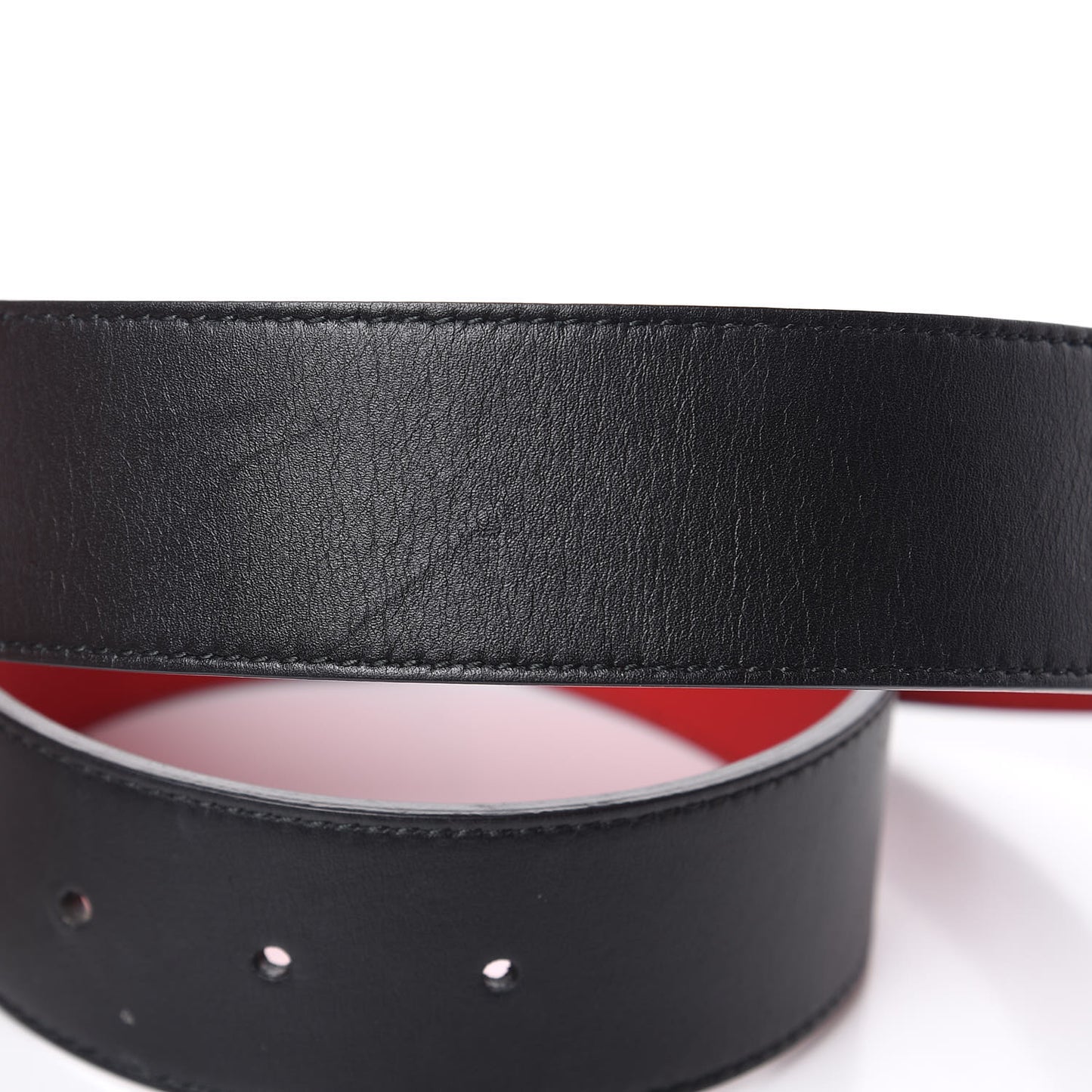 Calfskin Queen Margaret Bee Belt 80 32 Red