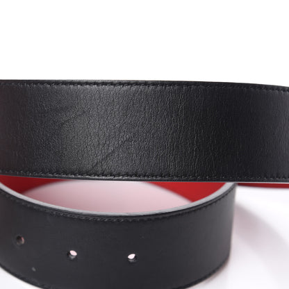 Gucci Calfskin Queen Margaret Bee Belt 80 32 Red 7 of 8