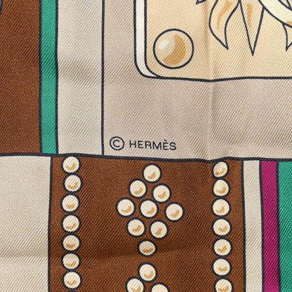 Hermes Silk Colliers De Chiens Remix Maxi Twilly 4 of 4
