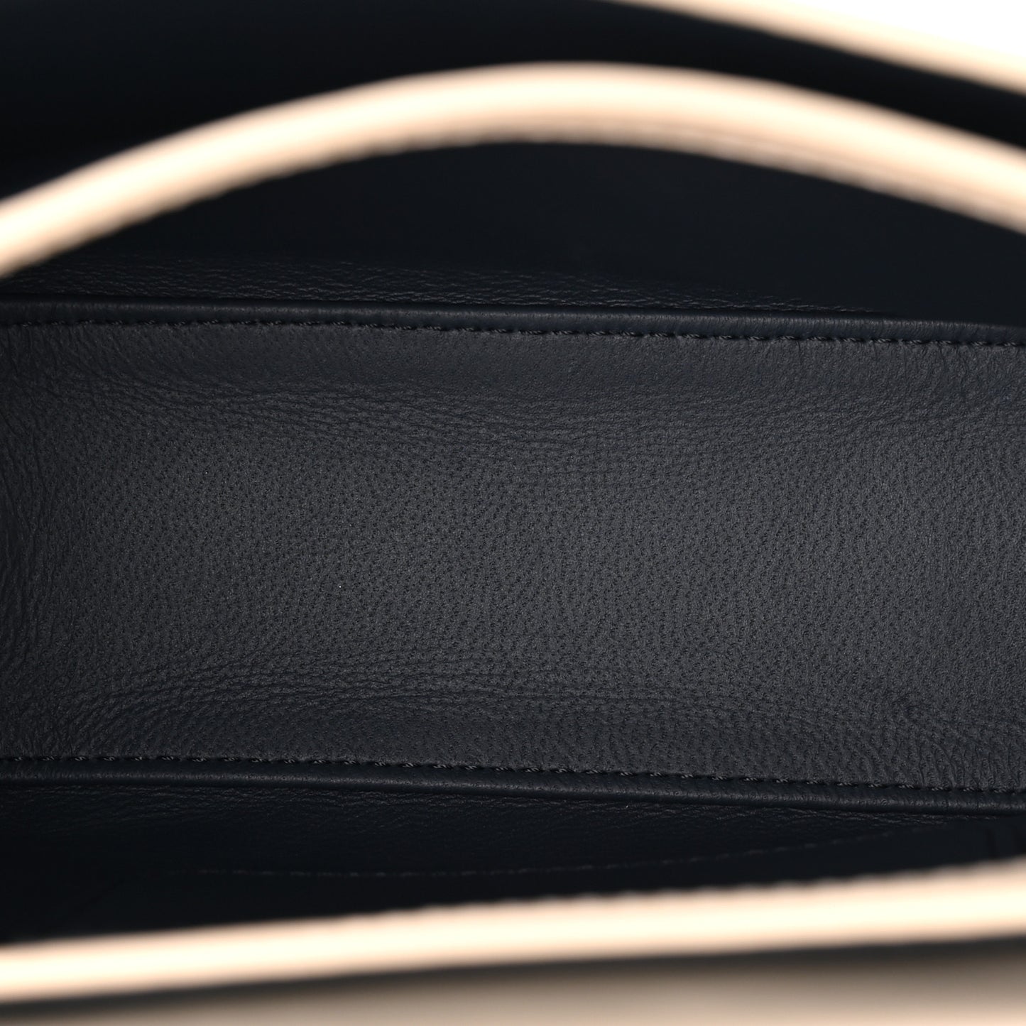 High Gloss Calfskin Lana Small Top Handle Eggshell