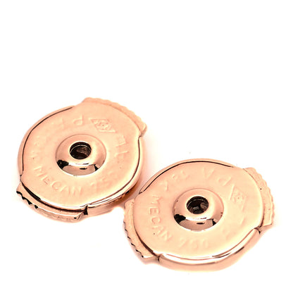 Van Cleef & Arpels 18K Rose Gold Carnelian Sweet Alhambra Earrings 4 of 6