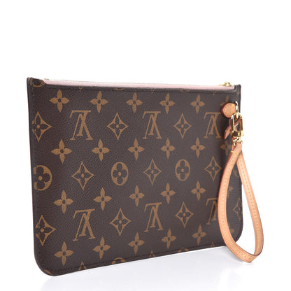 Louis Vuitton Monogram Neverfull MM GM Pochette Rose Ballerine 3 of 8
