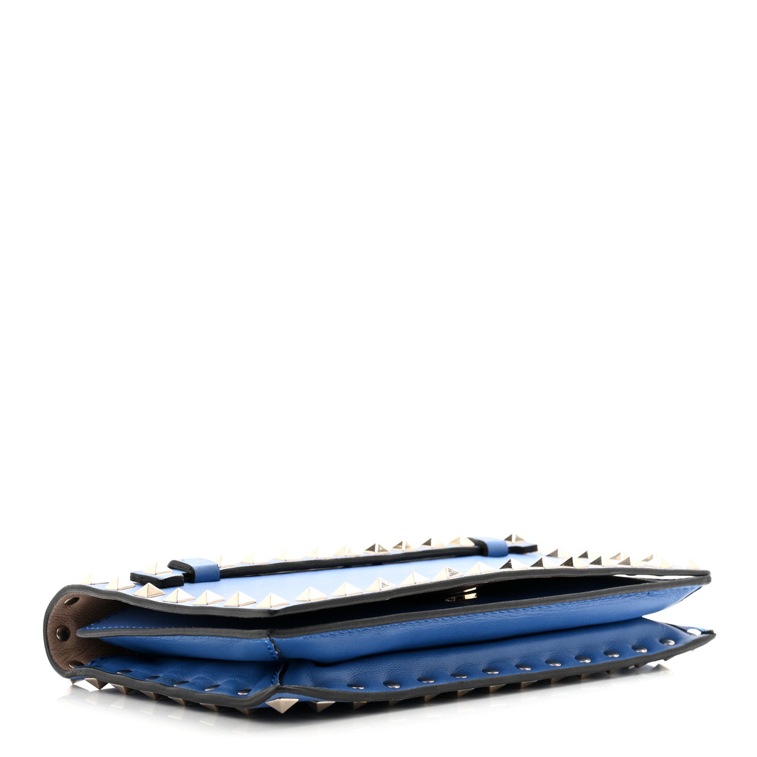 Valentino Garavani Nappa Small Rockstud Wristlet Clutch Light Sapphire 4 of 10