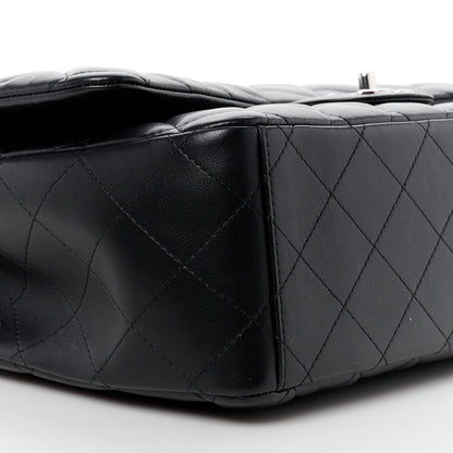 Chanel Lambskin Quilted Maxi Double Flap Black 10 of 12