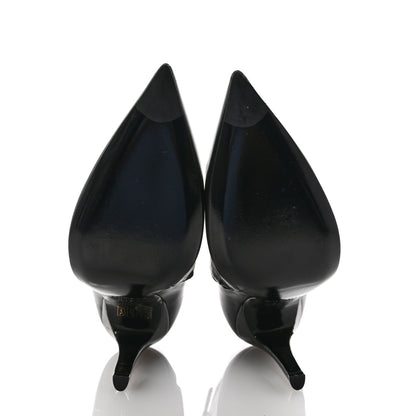 Balenciaga Calfskin Slash Ankle Boots 36.5 Black 6 of 9