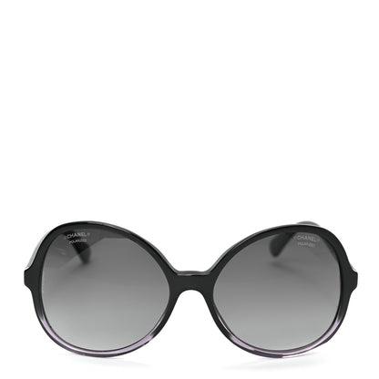 Chanel Acetate Polarized CC Sunglasses 5351 Black 2 of 7