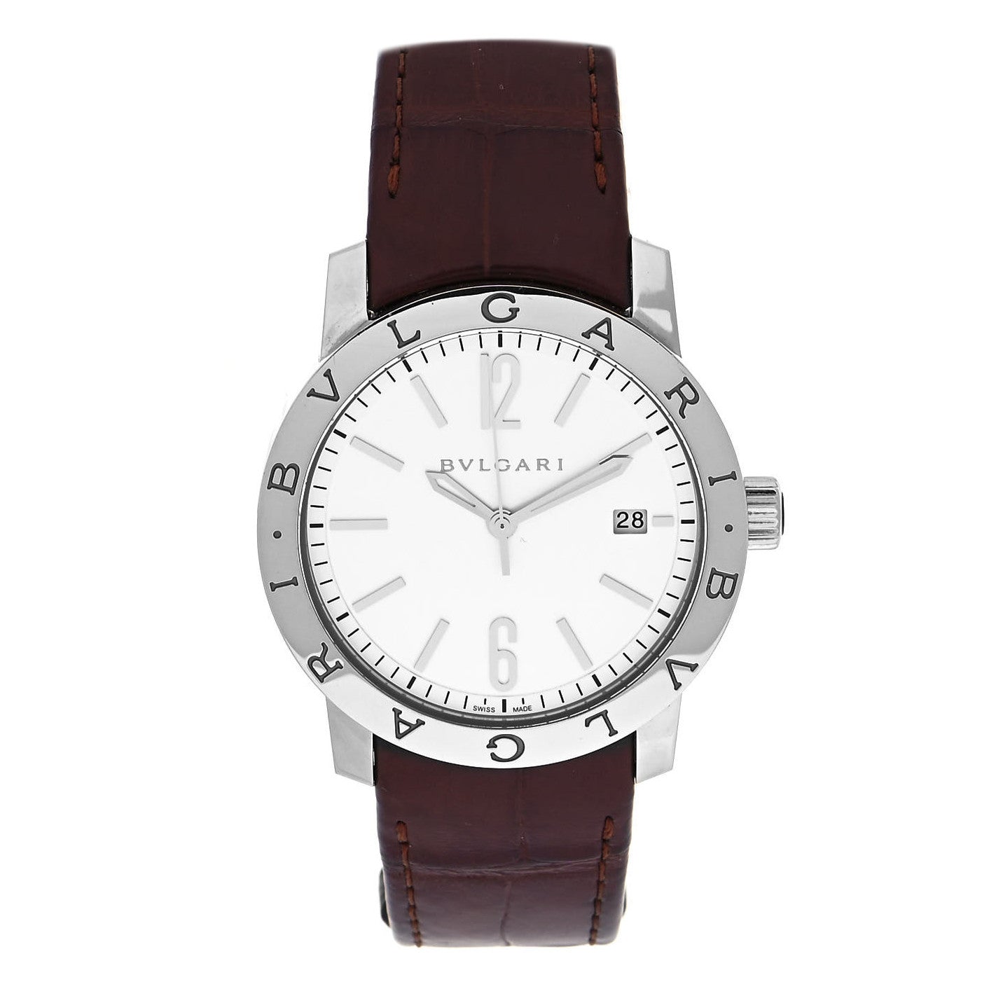Stainless Steel Alligator 39mm Solotempo Automatic Watch