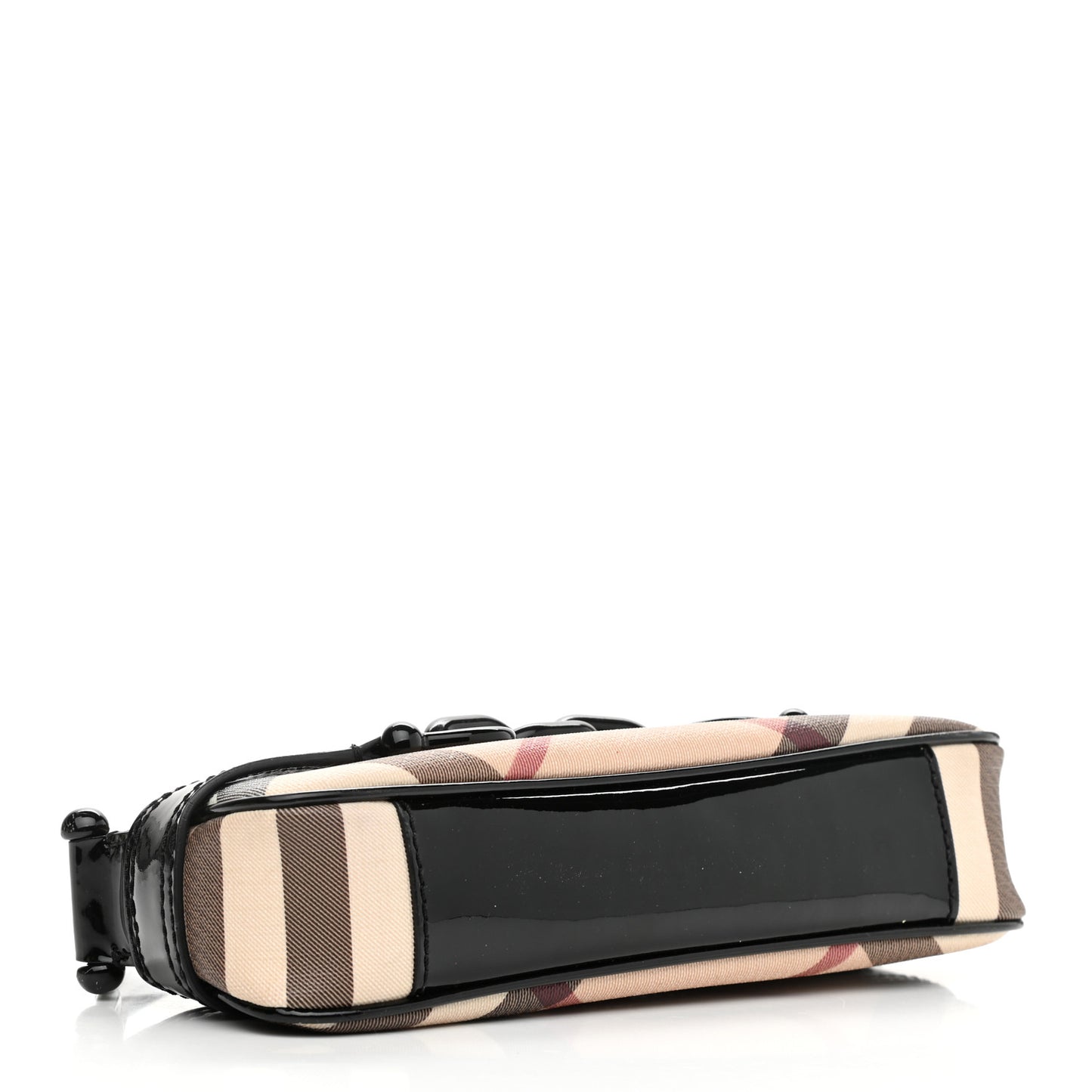 Patent Supernova Check Link Stirrup Small Bag Black
