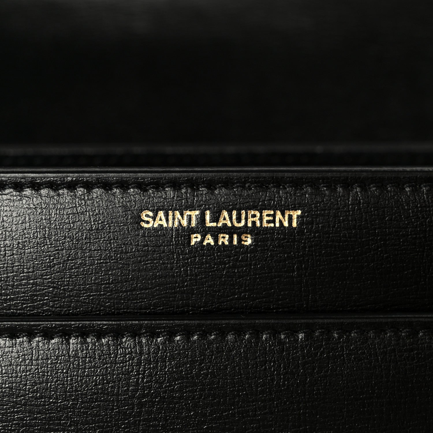 Saint Laurent Calfskin Large Monogram Sunset Black 6 of 13