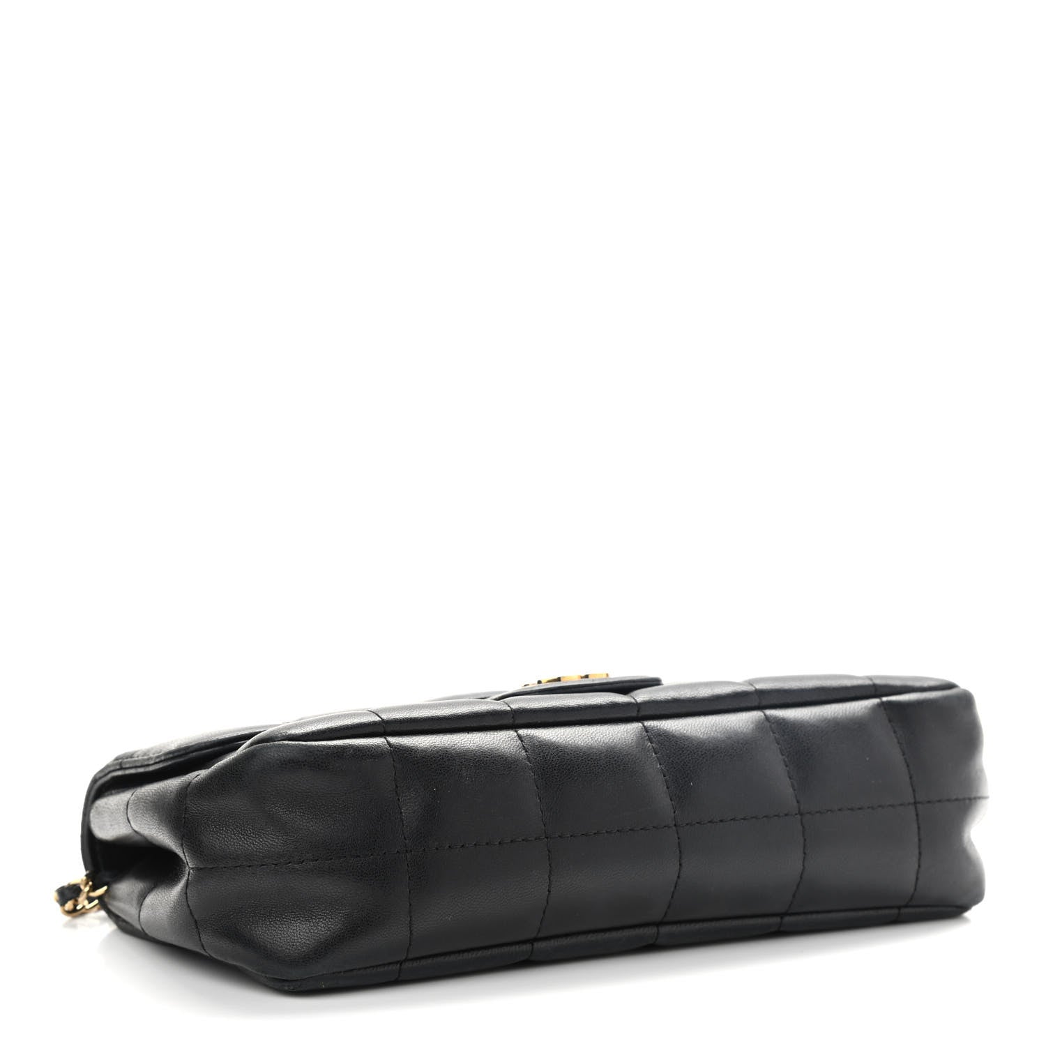 Chanel Lambskin Quilted Mini Chocolate Bar Camellia Flap Black 3 of 13