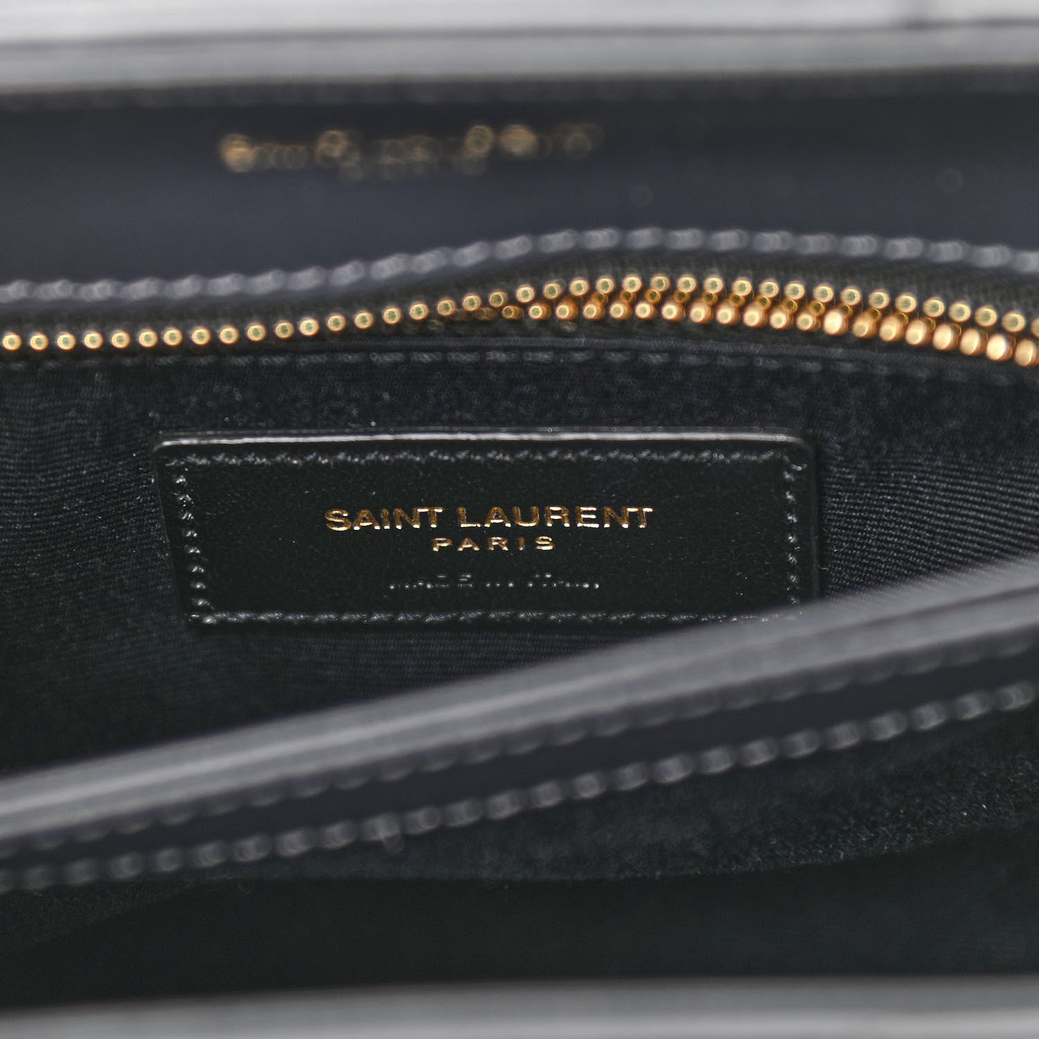 Saint Laurent Calfskin Y Quilted Monogram Toy Loulou Crossbody Bag Graphite 6 of 11