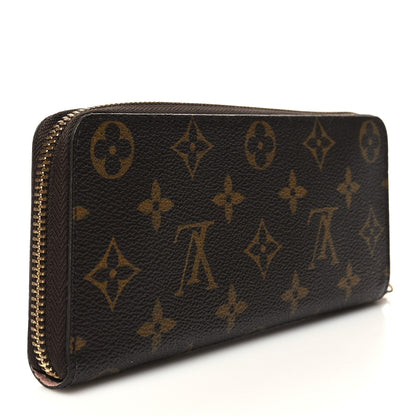 Louis Vuitton Monogram Clemence Wallet Rose Ballerine 3 of 8