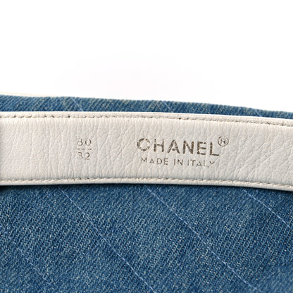 Chanel Denim Belt Bag Blue 18 of 19