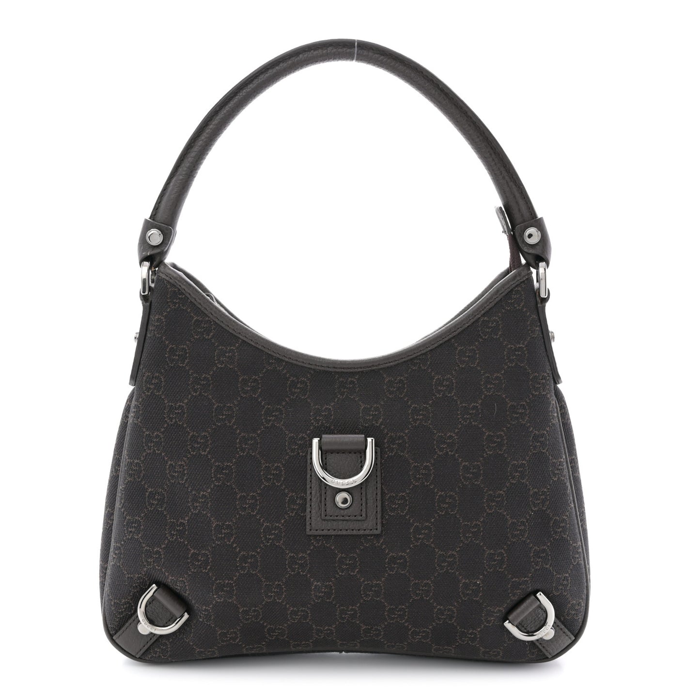 Denim Monogram Abbey D Ring Hobo Brown