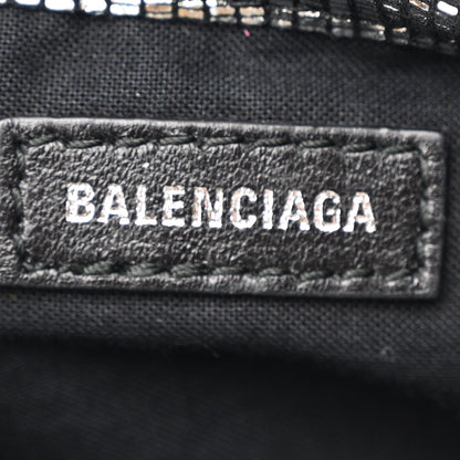Balenciaga Metallic Calfskin Lizard Embossed Silver Metallic Edge Hardware Nano City Silver 7 of 12