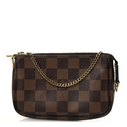 Louis Vuitton Damier Ebene Mini Pochette Accessories 1 of 8