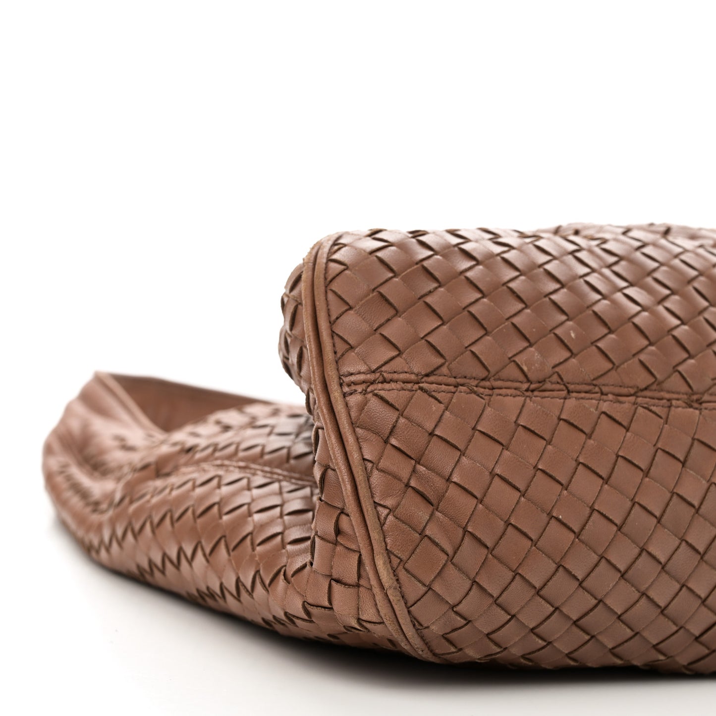 Nappa Intrecciato Ball Hobo Noce