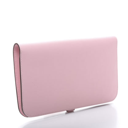 Hermes Swift Dogon Duo Wallet Rose Sakura 4 of 9