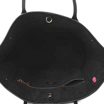 Louis Vuitton Empreinte Spring In The City Neverfull MM Black White Pink 5 of 9