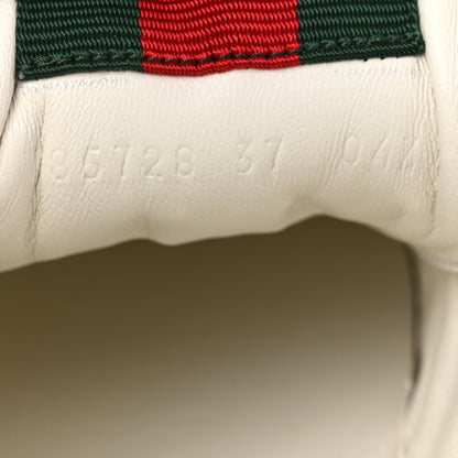 Gucci Calfskin Womens Re-Web Sneakers 37 White Pink 9 of 10