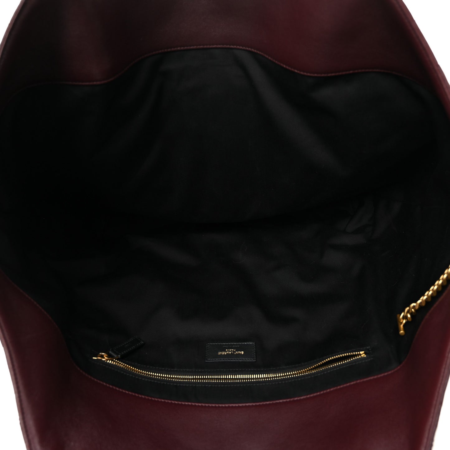 Lambskin Quilted Maxi Icare Shopping Tote  Rouge Cabernet