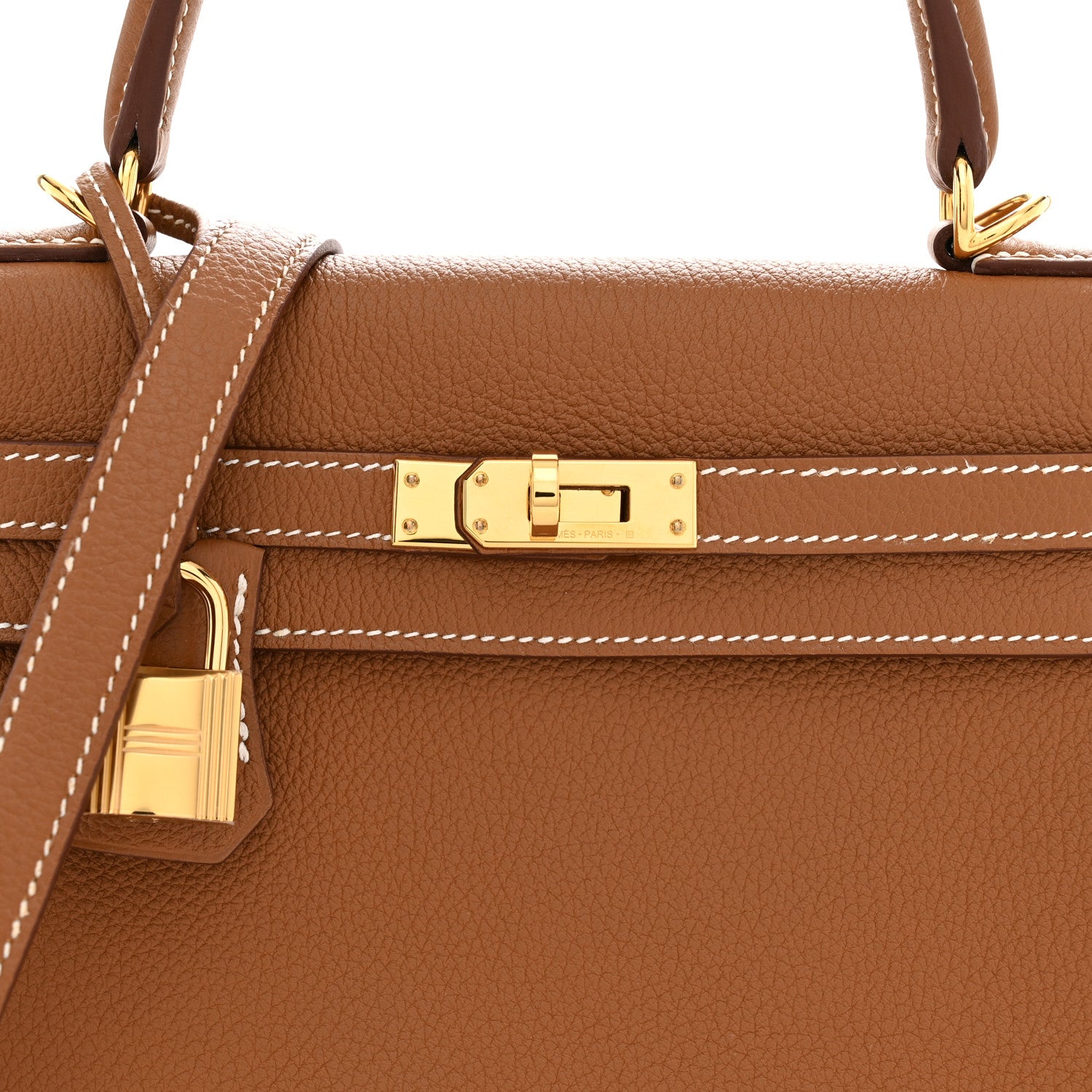 Hermes Togo Kelly Retourne 25 Gold 7 of 10