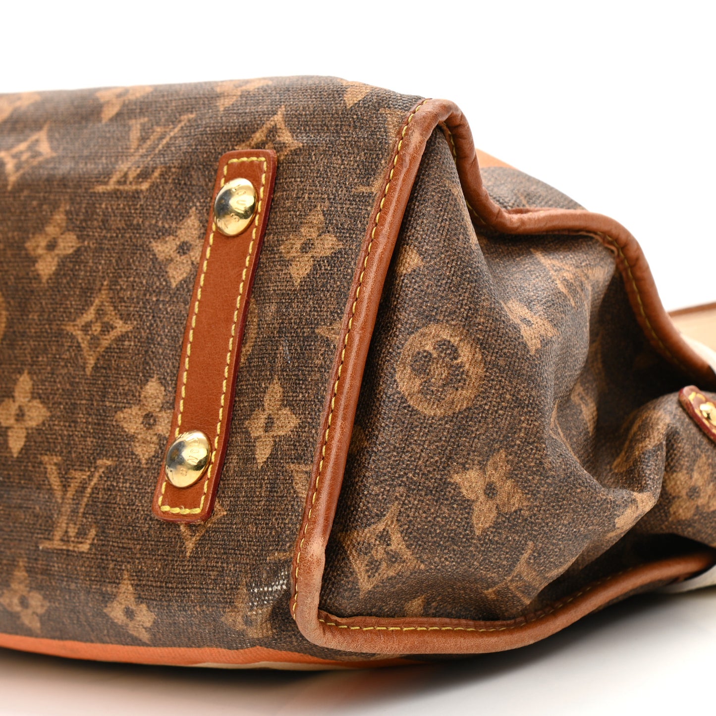 Monogram Rayures Tisse Sac PM