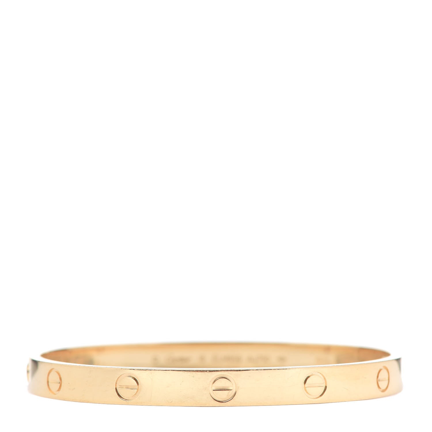 Cartier 18K Yellow Gold LOVE Bracelet 18 1 of 7